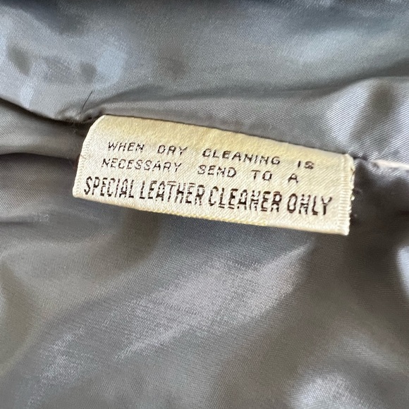 Vintage Gray Sheplers Leather Jacket - Picture 15 of 16